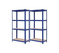 Estantería Pesada de 4 Niveles Azul