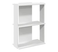 vidaXL Librería 3 niveles de madera de ingeniería blanca 60x30x80 cm