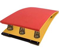 Estantería portátil Gimnasia trampolín para adolescentes/Bid Kids Heavy Duty tablero elástico de madera - 6 plumas Gimnasia clases de jardín de infantes escuela en casa