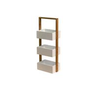 Casâme Estantería Recta Bambú 3 Bandejas De Almacenaje