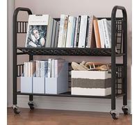 Estantería rodante con dirección de 360 grados, carrito multifuncional para almacenamiento y organización del hogar