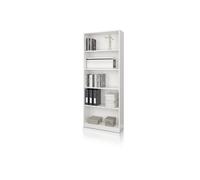 Estantería sasha blanco artik (blanco mate) 80 x 201 x 28 cm 201 cm