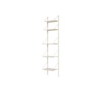 Estantería Shelf Library de Una Sola Sección, 185,2 x 40 cm , Blanco Cálido