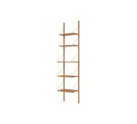 Estantería Shelf Library de Una Sola Sección, 185,2 x 40 Cm, Roble Natural