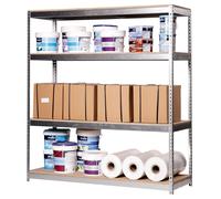 Simonrack Simonforte Estantería para cargas pesadas Chipboard (Al x An x Pr: 200 x 240 x 90 cm, Capacidad de carga por balda: 400 kg, Número de...