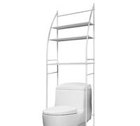 Estantería sobre Inodoro de Metal con 3 baldas para baño | Mueble Organizador Vertical Compacto y Resistente | Ahorra Espacio y ordena Toallas, Papel higiénico y Productos de Aseo fácilmente