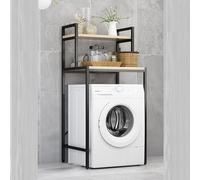 Estantería Superior Para Lavadora,Estante De Almacenamiento Para Ahorrar Espacio En El Baño, Estante De Almacenamiento Por Encima Del Inodoro, Estante Organizador Baño Ahorr(Size:2 layer,Color:Negro)
