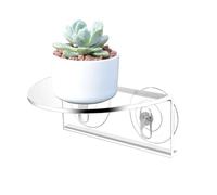 Estantería vegetal para acuario, estantes de plantas para los tanques de peces - Soporte de acuático en saliente acrílico | Las plantas transparentes se detienen con fuertes ventosas para la