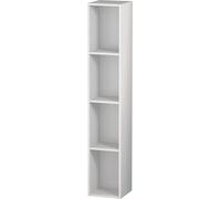 Estantería vertical Duravit L-Cube, 4 compartimentos, 180x180x1000mm, LC120502222, Color: Decoración blanca de alto brillo