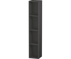 Estantería vertical Duravit L-Cube, 4 compartimentos, 180x180x1000mm, LC120504949, Color: Grafito Mate Decoración