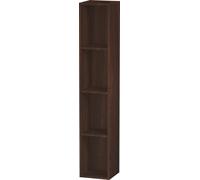 Estantería vertical Duravit L-Cube, 4 compartimentos, 180x180x1000mm, LC120506969, Color: Nogal cepillado Chapa de madera auténtica
