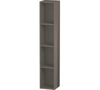 Estantería vertical Duravit L-Cube, 4 compartimentos, 180x180x1000mm, LC120508989, Color: Laca de color gris franela de alto brillo