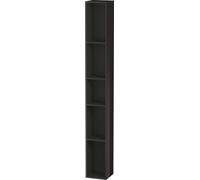 Estantería vertical Duravit L-Cube, 5 compartimentos, 180x180x1400mm, LC120604040, Color: Laca negra de alto brillo