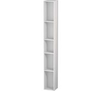 Estantería vertical Duravit L-Cube, 5 compartimentos, 180x180x1400mm, LC120608585, Color: Laca blanca de alto brillo