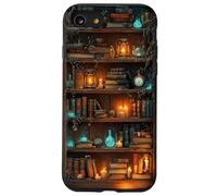 Estantería Vintage Witchy Bookish Dark Academia Fall Carcasa para iPhone SE (2020) / 7/8