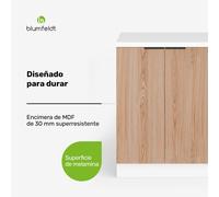 Estantería WoodVista | Práctica organización de estanterías | Materiales que requieren poco mantenimiento | Espacio de almacenamiento