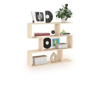 Estantería zoe low roble canadian 110 x 97 x 24 cm