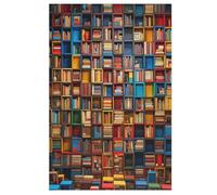 Estanterías de Libros Puzzle 1000 Piezas Adultos,Puzzles para Adultos, Puzzle Rompecabezas De Piso Juego De Rompecabezas Y Juego Familiar (78×53cm)