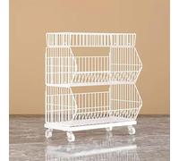Estanterías expositoras de pie de 2/3/4/5 Niveles, estanterías móviles para mercados/Chocolate/Patatas Fritas, etc., carros de Cocina con Ruedas, estanterías para Productos agrícolas (46x80