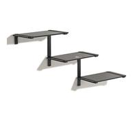 Estanterías Modulares de Tres Niveles Maclean Estante Mural Carga máxima 30kg