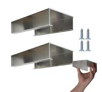 Estanterías para tarros de conservas, 2 unidades para colgar para vasos, estantería de almacenamiento de metal | Organizador de tarros de conservas para ahorrar espacio, estante de almacenamiento