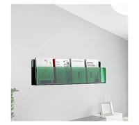 Estantes acrílicos para revistas para pared Revistero de pared acrílico transparente, expositor de periódicos y folletos.(1pcs,80cm/35in)