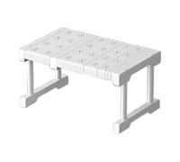 Estantes apilables para armario - Perchero apilable | Organizador de armario extensible | Zapatero ajustable | Estantes decorativos para el armario | Organizador de armario ajustable-R