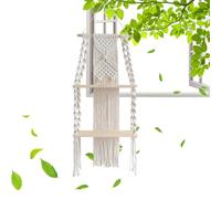 Estantes Bohemios para Pared, Soporte para macetas Colgantes | Estante Colgante de Pared de Bohemio de 2 Niveles, Organizador para Cocina, baño, Dormitorio, Sala de Estar