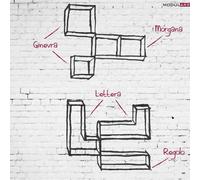 Estantes cúbicos de pared Conjunto de 2 pc de elección mod. Ginevra