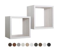 ESTANTES CÚBICOS DE PARED CONJUNTO DE 2 PC DE ELECCIÓN MOD. Q-BIS MAXI