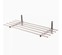 Estantes de almacenamiento de garaje montados en la pared, estantes flotantes resistentes con bandeja grande, soportes de acero inoxidable para organizar herramientas en tienda, cobertizo, sótano