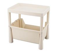 Estantes de Almacenamiento, Estantes de Organización Inodoro para el Baño (2 Capas sin Rueda)