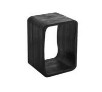 Estantes de almacenamiento Mesa auxiliar de sofá con soporte estantería suelo hueco forma geométrica madera única minimalista Estantería(Grande)