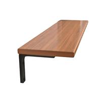 Estantes de baño sobre el Inodoro Almacenamiento Unidad de Estante montada en la Pared para la Toalla organizadora Decoración del hogar Walnut 30 * 90cm