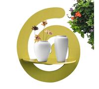 Estantes de dormitorio remolinados, decoración de estante de pared remolinado - Estante de pared de madera para - Soporte de almacenamiento creativo de pared, estante decorativo de pared para