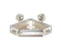 Estantes de ducha de esquina de baño con ventosa, de acero inoxidable, adecuados para la cocina y preservar tu pared, lo que los hace buenos para áreas más pequeñas (22 cm)