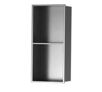 Estantes de ducha empotrados: instalación sobre montaje, no requiere azulejos, organiza lo esencial y maximiza el espacio