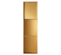 Estantes de ducha impermeables de acero inoxidable para baño, cocina, sala de estar, champú y artículos de tocador, 110 x 30,5 x 10,2 cm, diseño moderno