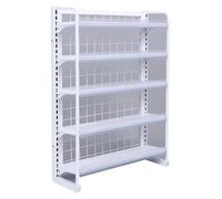 Estantes de exhibición de metal para tiendas, estantes de supermercado de varios niveles, estanterías para mercadillos y caramelos, para una máxima visibilidad y organización.