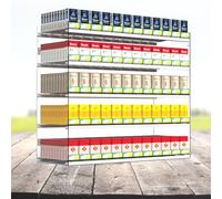 Estantes de exhibición de tiendas, expositores de cigarrillos, soporte de exhibición automático para organización del mercado minorista