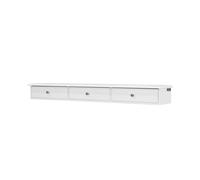 Estantes de pared, armario suspendido, estanteria para trasteros, con tres cajones frg43-l-w sobuy es