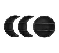 Estantes de pared con fases de , estante de almacenamiento decorativo con luna llena, elegante decoración de pared para el hogar, sala de estar, dormitorio, oficina, estudio, exposición