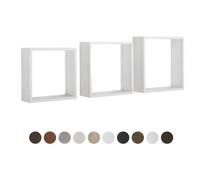 ESTANTES DE PARED CÚBICOS CONJUNTO DE 3 PC DE ELECCIÓN MOD. INCUBO SLIM