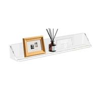 Estantes de pared de acrílico genéricos - Organizador de almacenamiento - Estantería de perfume de pared | Decoración para tocador, baño, dormitorio, perfumes, tazas, álbumes, maquillaje y colecciones
