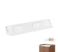 Estantes de pared de acrílico genéricos, soporte de presentación | Estantes de baño de acrílico - para tocador de casa, cocina, ducha, dormitorio, perfumes, tazas, álbumes de maquillaje, colecciones