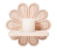 Estantes de pared de madera multiusos con estilos bohemios, accesorios de diseños elegantes para exhibir plantas en cualquier habitación, uso diario