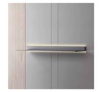 Estantes De Pared Estante De Pared De 2,95 Pulgadas De Ancho, Estante De Exhibición Flotante Con Transformador Y Luz Led Iluminada Incorporados, Estantes Emisores De Luz Montados En La Pared De Metal