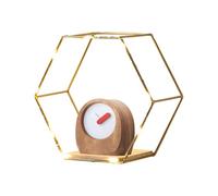 Estantes De Pared Hexagonal - Diseño Iluminado con Marco Poligonal, Acento En Interior Contemporáneo, Colocación De Objetos Artísticos, De Mejora Espacial De Pared | para El Lugar De Trabajo