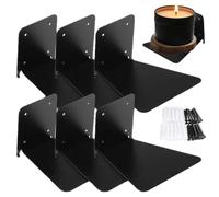 Estantes de pared - Organizadores de libros invisibles, estantes de pared de metal | Estantes de pared de metal, organizadores de libros, biblioteca flotante para biblioteca de clase en casa