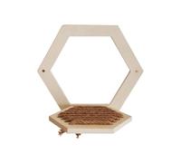Estantes de Pared para Gatos, Estantes trepadores de Pared for Gatos con Poste rascador y escalones 33x23x26cm